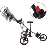 Golf Trolej s sjedištem Crna 95 x 69 x 114 cm Željezo | shoptok.hr