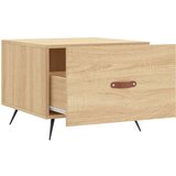 vidaXL Stolić za kavu boja hrasta 50 x 50 x 40 cm konstruirano drvo | shoptok.hr