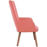 Stolica za opuštanje ružičasta baršunasta | shoptok.hr