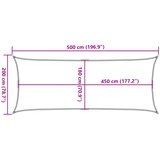  Jedro za zaštitu od sunca 160 g/m² pravokutno pijeska 2x5m HDPE | shoptok.hr