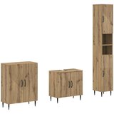  Set za kupaonicu od 3 dijela HAARLEM Hrast artisan | shoptok.hr