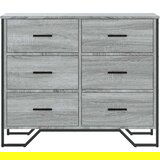 vidaXL Predalnik siva sonoma 91x35,5x74,5 cm inženirski les | Shoptok.si