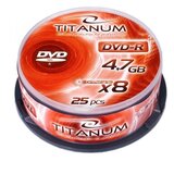  DVD-R TITANUM 4,7 GB X8, CAKE BOX 25 kom, 1070 | Eponuda.ba