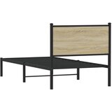  Metalni okvir kreveta bez madraca boja hrasta sonome 90x190 cm | Eponuda.com