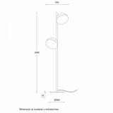  aria 31 podna lampa 20W 3000K crna | ePonuda.com