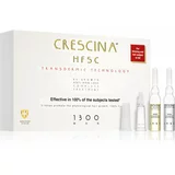 Crescina Transdermic 1300 Re-Growth and Anti-Hair Loss nega za spodbujanje rasti in proti izpadanju las za moške 20x3,5 ml