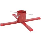 vidaXL Stalak za božićno drvce crveni 61x61x15,5 cm | shoptok.hr