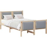  Okvir za krevet Svijetlo siva 120 x 190 cm tkanina | shoptok.hr