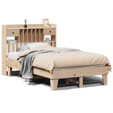 Maison Chic Posteljni okvir - Dvoposteljna postelja - Zakonska postelja brez vzmetnice 135x190 cm trdna borovina-J10658, (21773635) | Shoptok.si