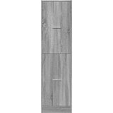 vidaXL Lekarniška omara siva sonoma 40x41x144,5 cm inženirski les | Shoptok.si
