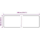 Traka za tepih MARSA Sivi 100 x 300 cm Poliester i PVC | Eponuda.com