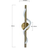  LED zidno svetlo MELECA LED/12W/230V 3000/4000/6000K zlatno | Eponuda.com