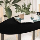 vidaXL Stolna ploča tamnosmeđa 120x60x2 cm ovalna masivna hrastovina | shoptok.hr