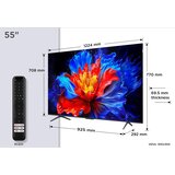 Tcl Televizor 55P8K, 55&amp;quot;, QLED, 4K UHD, 144 Hz, Google TV, Crni Slike