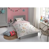 Ben'n'jen otroška posteljnina 140/200 cm renforcé večbarvno, bela, pink | Shoptok.si