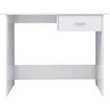  Radni stol visoki sjaj bijeli 100x50x76 cm konstruirano drvo | shoptok.hr