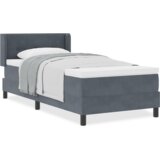 Krevet s podnicom s madracem tamno sivi 80x200 cm baršun | shoptok.hr