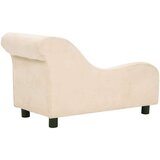 vidaXL Sofa za pse s jastukom krem 83 x 44 x 44 cm plišana | shoptok.hr