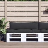 vidaXL Jastuci za palete 2 kom crni od tkanine | shoptok.hr