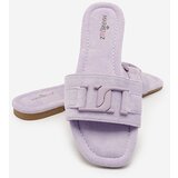 Resti Royalfashion Purple women's flip-flops with buckle Rydr | ePonuda.com
