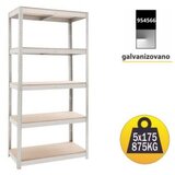 Medacom KD Polica metal medijapan 180x100x60cm 5x175kg | ePonuda.com