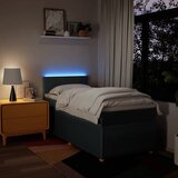  Krevet s oprugama i madracem plavi 90 x 190 cm od tkanine | shoptok.hr