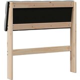 vidaXL Tapecirano vzglavje Svetlo siva 75 cm Masivno borovo les | Shoptok.si