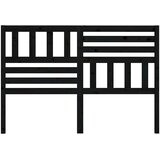  Uzglavlje za krevet crno 166 x 4 x 100 cm od masivne borovine | shoptok.hr