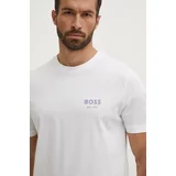 Boss Bombažna kratka majica moška, bela barva, 50521209