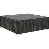 Poli 12-dijelna vrtna garnitura od poliratana s jastucima crna | shoptok.hr