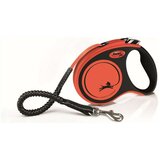 Povodac za pse Flexi XTREME 5 m Oranžna Veličina S | shoptok.hr