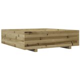 Maison Chic Vrtno cvetlično korito - Cvetlični Lonec 90x90x26,5 cm impregnirana borovina, (21788847) Cene