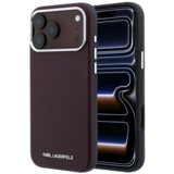  maska karl lagerfeld grained elongated magsafe iphone 17 pro max/ 18 pro max bordo | Eponuda.com