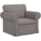 SOFA Sivo-smeđa 215 x 82 x 80 cm Metal | shoptok.hr