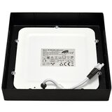Mitea Lighting nadgradni kvadratni led panel 12W M12NK-BK | Eponuda.com