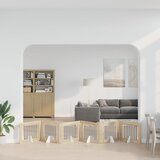  Vrata za pse s postoljem 6 pcs Hrast sonoma 80 x 60 cm | shoptok.hr