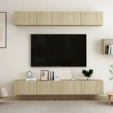 TV ormarići 4 kom boja hrasta 100x30x30 cm konstruirano drvo | shoptok.hr