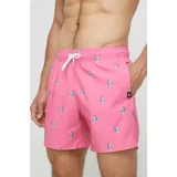 Hollister Co. Kratke hlače za kupanje boja: ružičasta