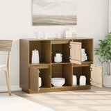  Komoda smeđa boja meda 110,5x35x80 cm od masivne borovine | Eponuda.ba
