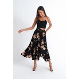 Cool & Sexy Women's Black-Powder Asymmetrical Skirt LV81 Cijene