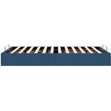  Otomanski okvir kreveta bez madraca plavi 120x190 cm od tkanine | shoptok.hr