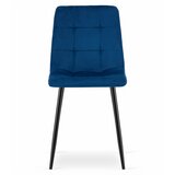 Brandless Stol KARA - mornarsko moder žamet x 1, (22030753) | Shoptok.si