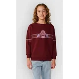 Archive Dolphin Crew Kids Pulover dark plum