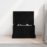  Kutija za spremanje s pohranom Crni hrast 50 x 30 x 28 cm | shoptok.hr