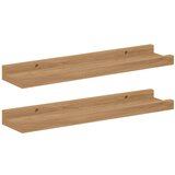  Polica na zidu 2 pcs Smeđa 40 x 9 x 3 cm Konstruirano drvo | shoptok.hr