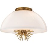 Quoizel STARING-3P-DG-OPAL-Luster na šipci STARING 3xE14/40W/230V pr.45,7cm zlatna | Eponuda.com