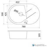  Sudoper bež Xgranit Vesta plus Metalac | Eponuda.ba