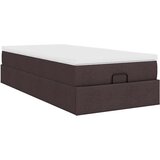 vidaXL otomanski okvir kreveta s madraca tamnosmeđi 80x200cm tkanine | shoptok.hr