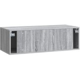TV ormar za zid 98 x 41 x 30 cm Siva Sonoma Konstruirano drvo | Eponuda.com