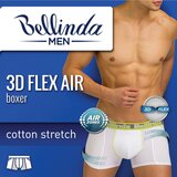 Bellinda men's boxers 3D FLEX AIR BOXER - men's boxers with 3D flex cotton suitable for sport - black - muške bokserice Cene